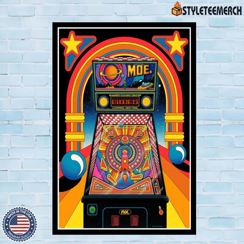Moe Band Poster June 13 2025 Sharkey's Event Center Liverpool, NY 4 Moe Band Poster June 13 2025 Sharkey\'s Event Center Liverpool, NY