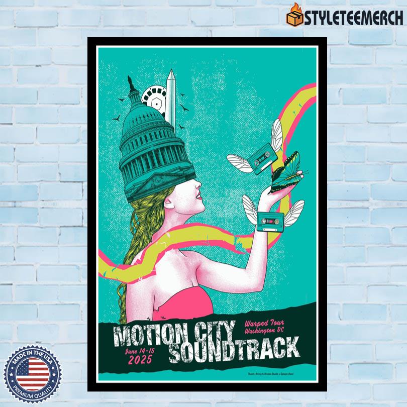 Motion City Soundtrack June 14-15 2025 Poster