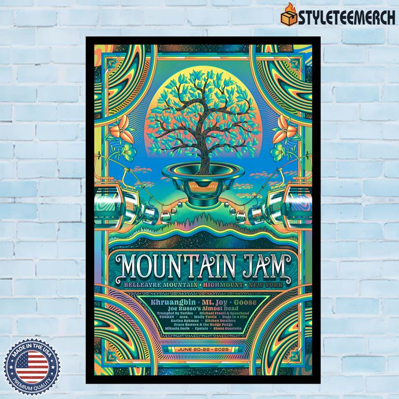 Mountain Jam Concert In Highmount, NY June 20-22 2025 Poster 4 Mountain Jam Concert In Highmount, NY June 20-22 2025 Poster