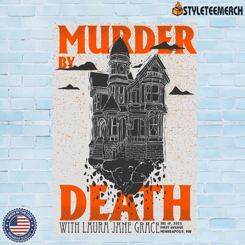 Murder By Death Minneapolis Poster July 19 2025 4 Murder By Death Minneapolis Poster July 19 2025