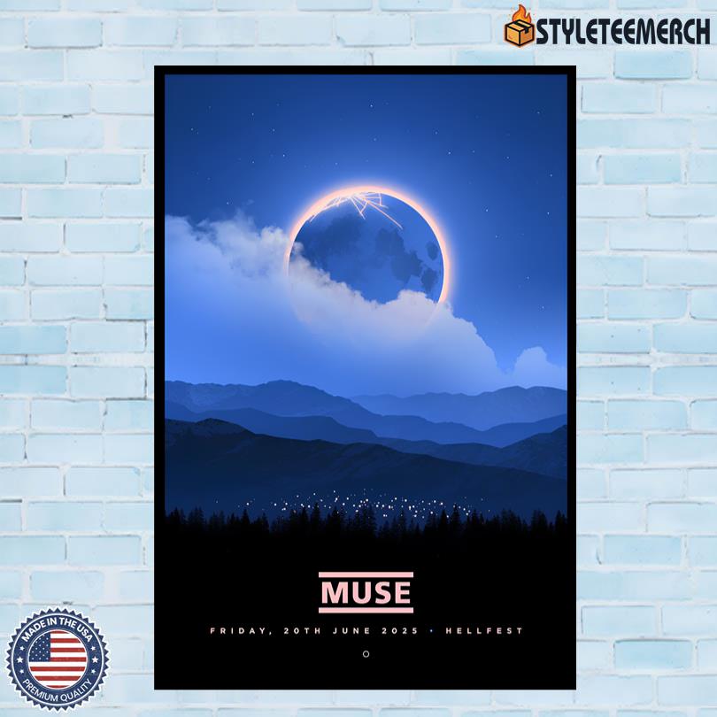Muse Band Poster Hellfest June 20 2025 10 Muse Band Poster Hellfest June 20 2025