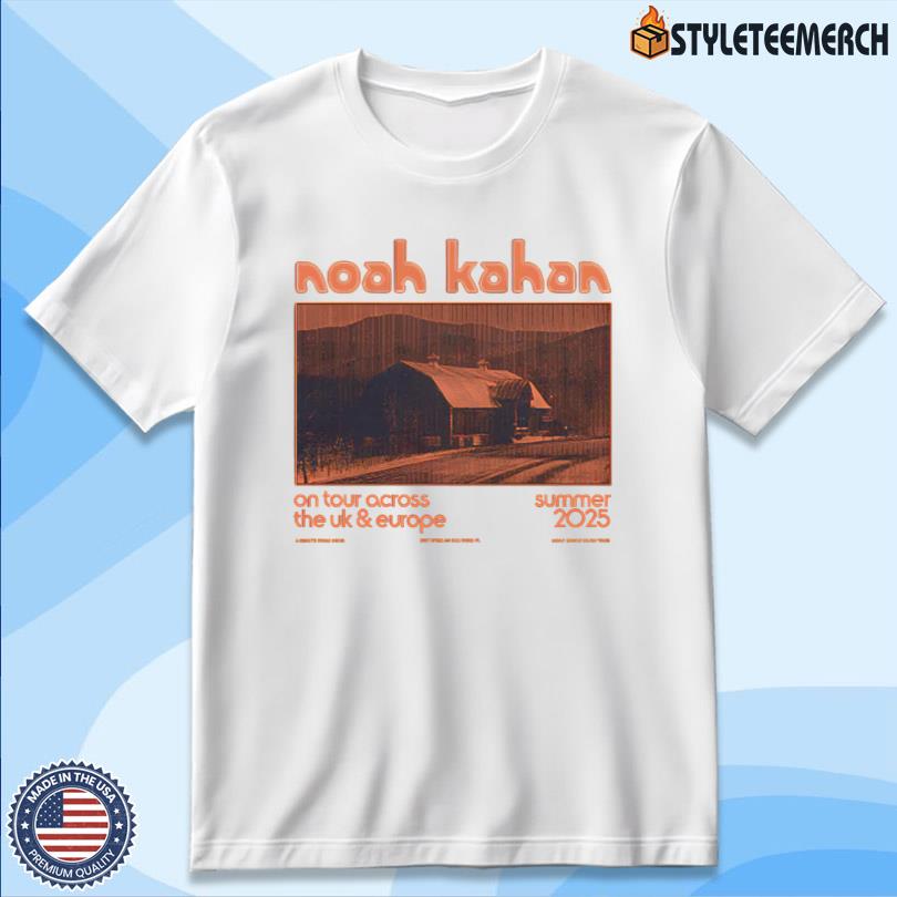 Noah Kahan Tee UK EU Tour Summer 2025 Official 4 Noah Kahan Tee UK EU Tour Summer 2025 Official