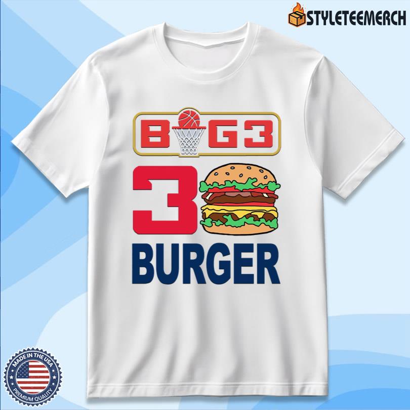 Official BIG3 Ice Cube A 30 Burger Tee 10 Official BIG3 Ice Cube A 30 Burger Tee