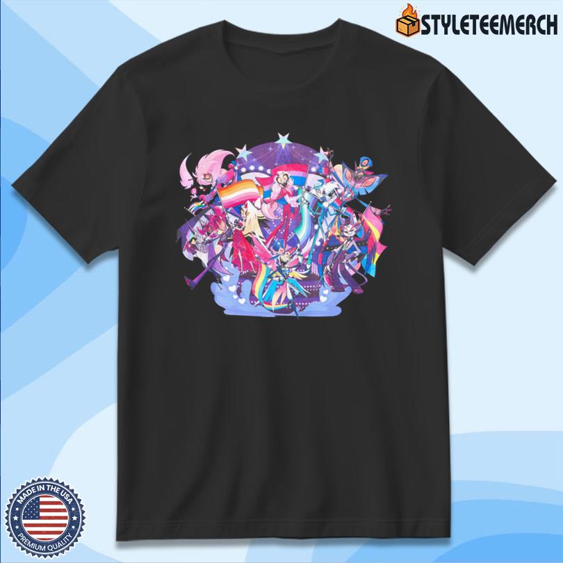Official Hazbin Hotel Pride 2025 Cast Tee 4 Official Hazbin Hotel Pride 2025 Cast Tee