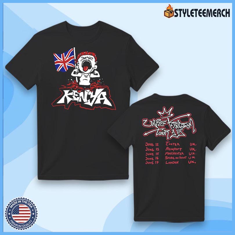 Official KENYA UK Tour 2025 Tee 4 Official KENYA UK Tour 2025 Tee