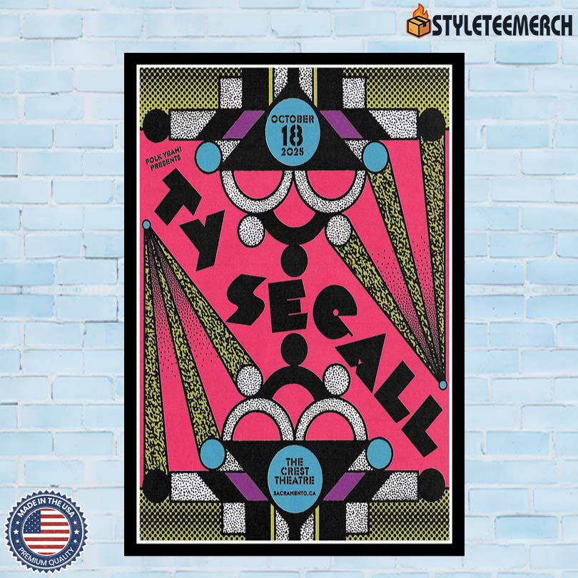 Official Ty Segall Sacramento, CA Show Poster 2025 4 Official Ty Segall Sacramento, CA Show Poster 2025