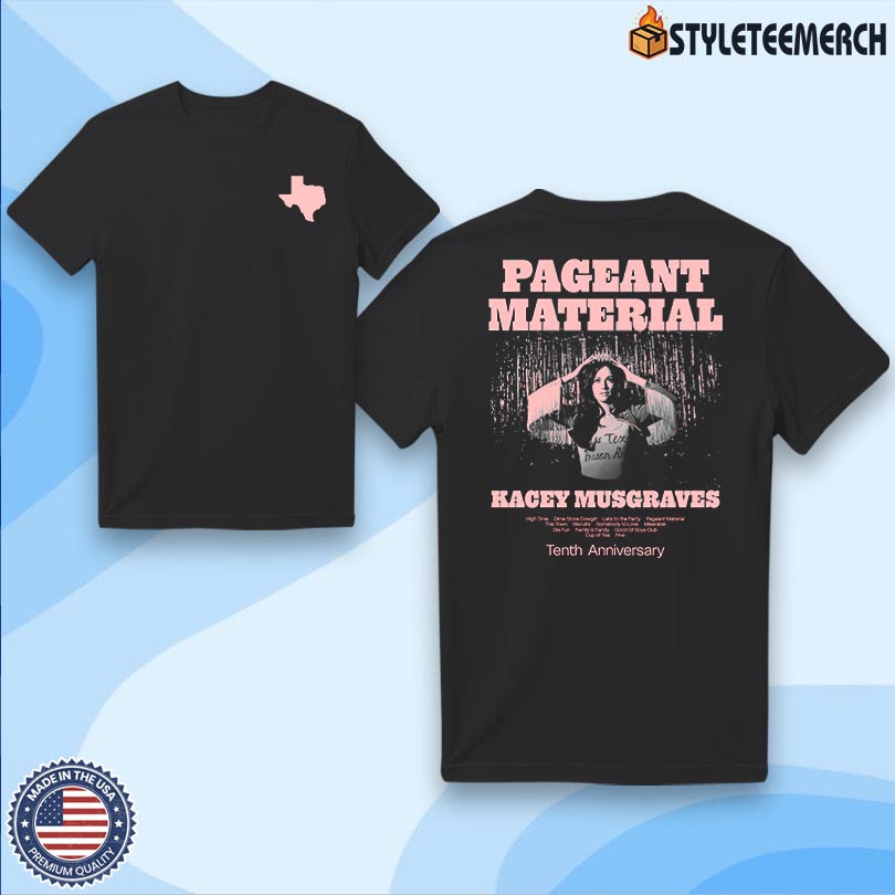 Pageant Material 10th Anniversary Graphic Tee 4 Pageant Material 10th Anniversary Graphic Tee
