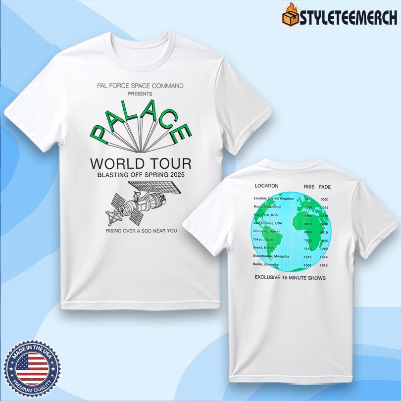 Palace World Tour New Tee 4 Palace World Tour New Tee