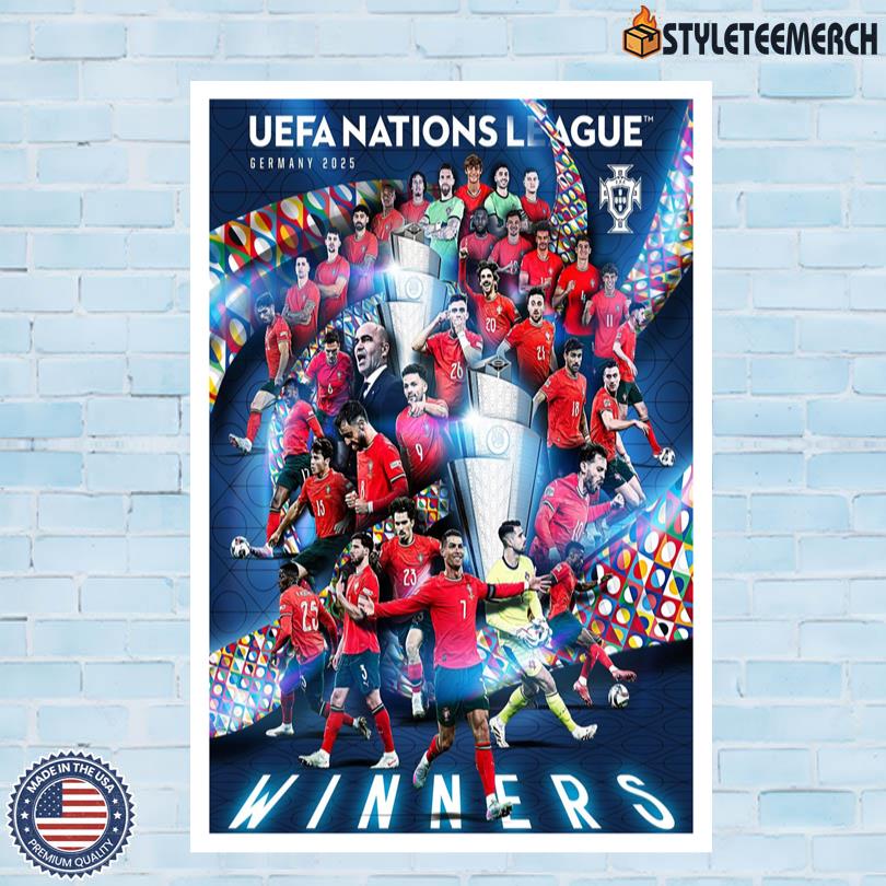 Portugal Win 2025 UEFA Nations League Poster 4 Portugal Win 2025 UEFA Nations League Poster