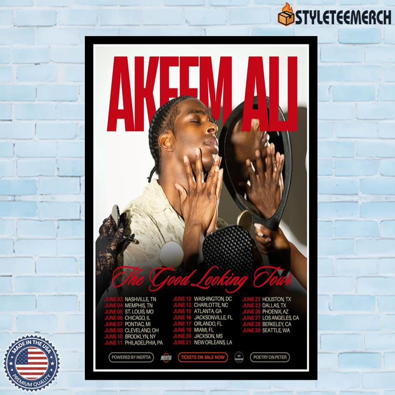 Poster Akeem Ali The Good Looking 2025 Tour 4 Poster Akeem Ali The Good Looking 2025 Tour