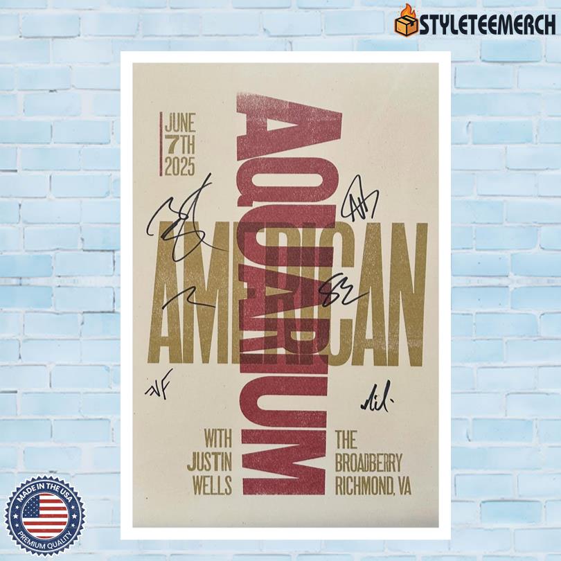 Poster American Aquarium Richmond VA Show June 7 2025 4 Poster American Aquarium Richmond VA Show June 7 2025