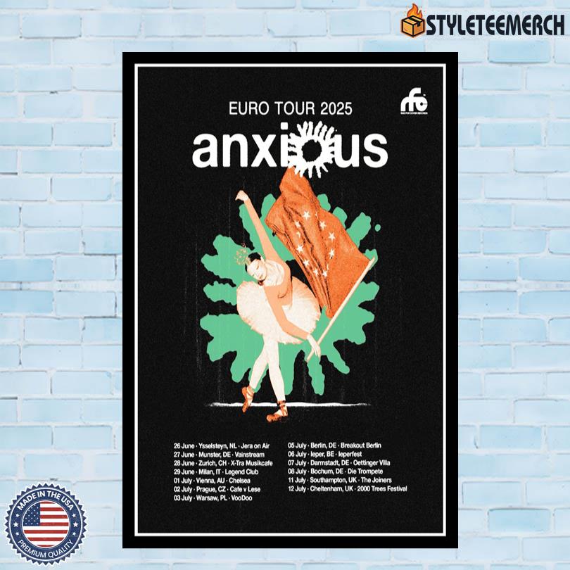 Poster Anxious Euro 2025 4 Poster Anxious Euro 2025