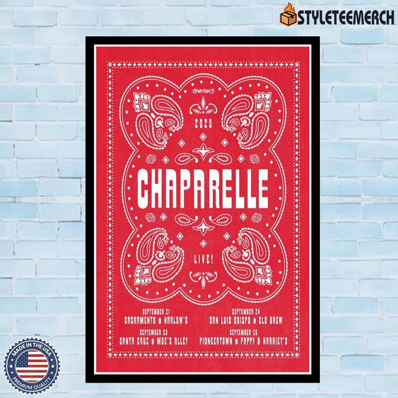 Poster Chaparelle September 2025 4 Poster Chaparelle September 2025