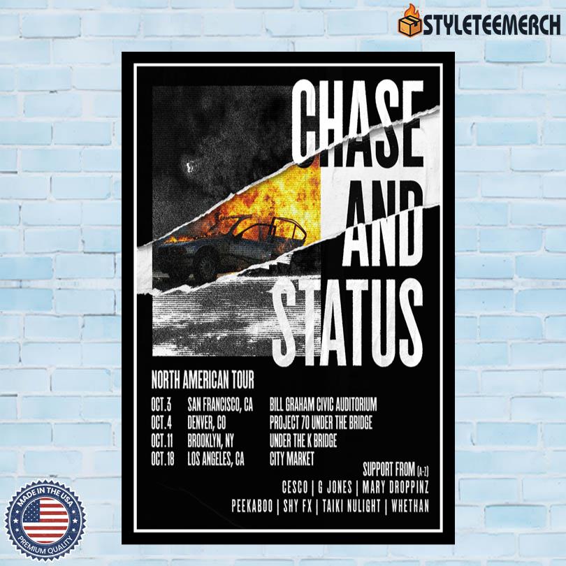 Poster Chase & Status USA Oct Tour 2025 4 Poster Chase & Status USA Oct Tour 2025