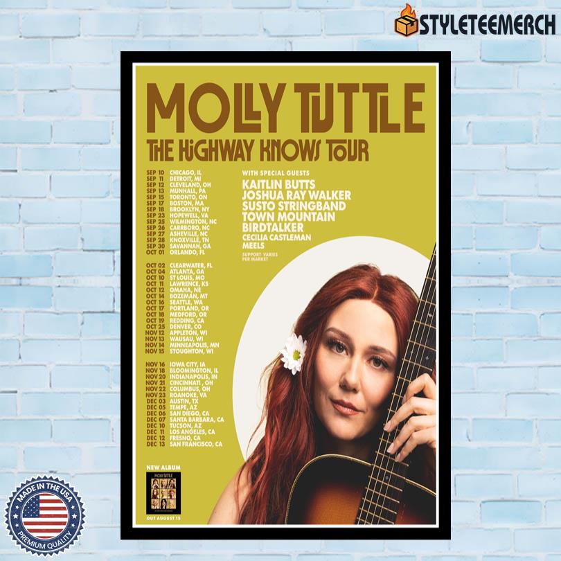 Poster Molly Tuttle The Highway Knows 2025 4 Poster Molly Tuttle The Highway Knows 2025