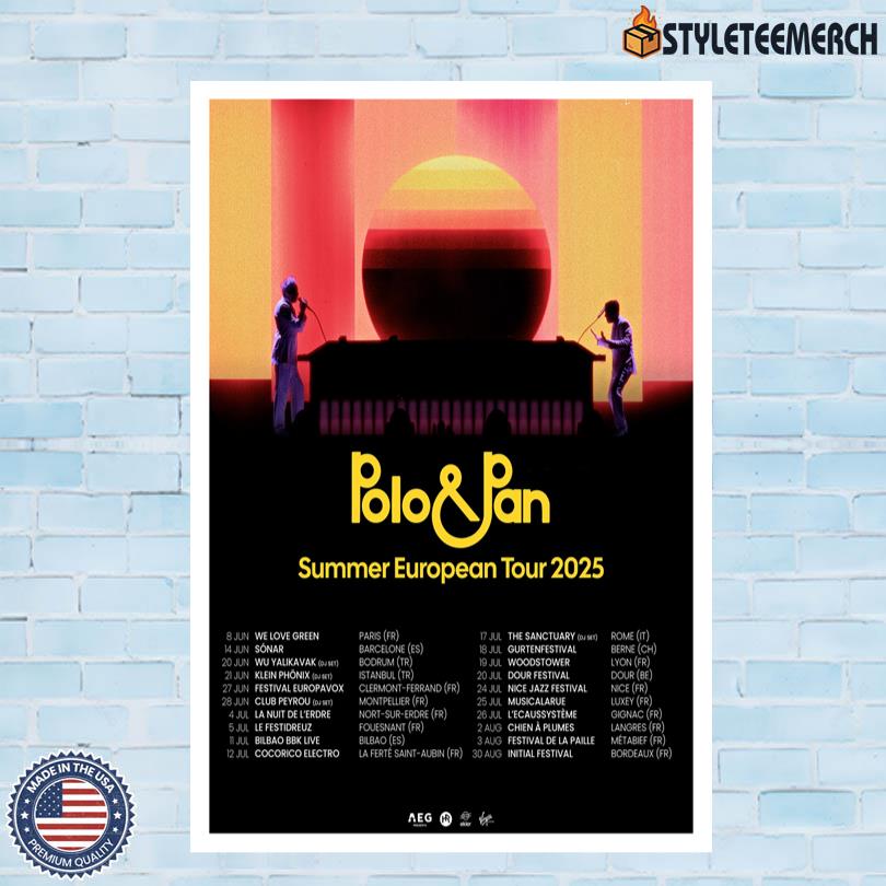 Poster Polo & Pan Summer European Tour 2025 4 Poster Polo & Pan Summer European Tour 2025