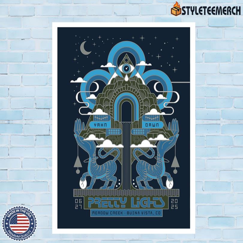 Pretty Lights Poster From Colorado Concert June 27 2025 4 Pretty Lights Poster From Colorado Concert June 27 2025