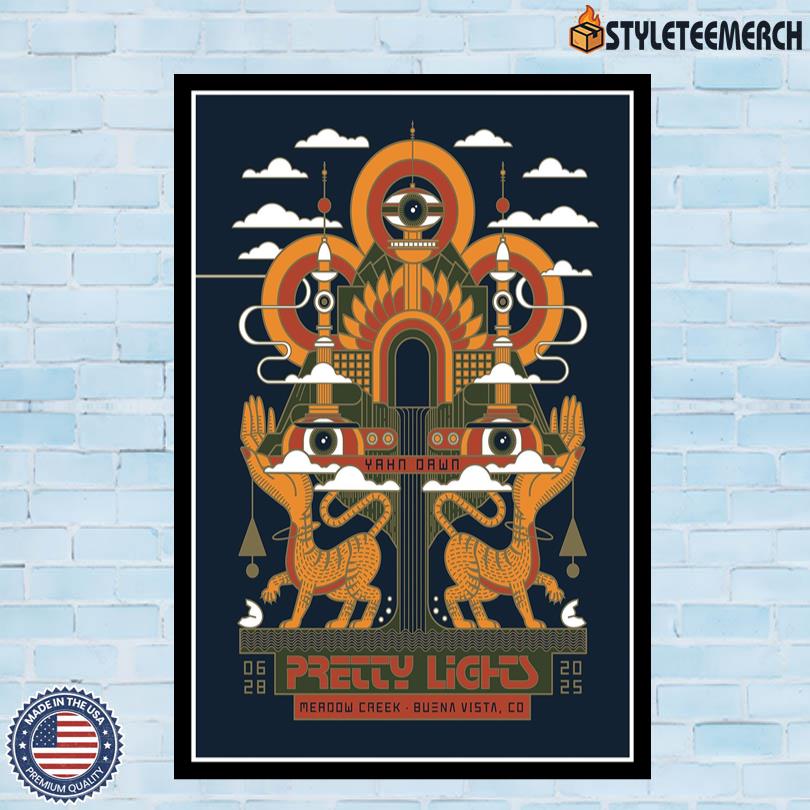 Pretty Lights Poster From Colorado Concert June 28 2025 4 Pretty Lights Poster From Colorado Concert June 28 2025