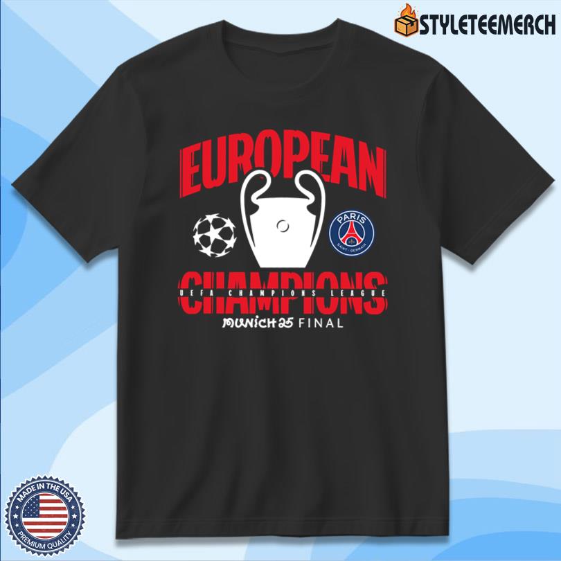 PSG UCL Europe Champions 2025 Tee 4 PSG UCL Europe Champions 2025 Tee
