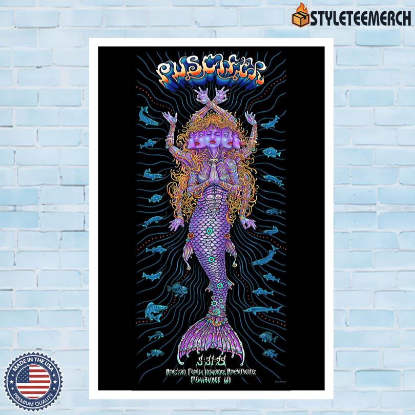 Puscifer 5.31.25 American Family Amphitheater Milwaukee Show Poster 4 Puscifer 5.31.25 American Family Amphitheater Milwaukee Show Poster
