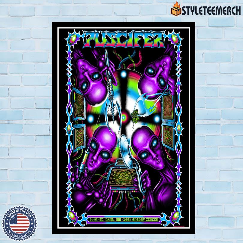 Puscifer St. Paul, MN Xcel Energy Center 6.1.25 Poster Artwork 4 Puscifer St. Paul, MN Xcel Energy Center 6.1.25 Poster Artwork