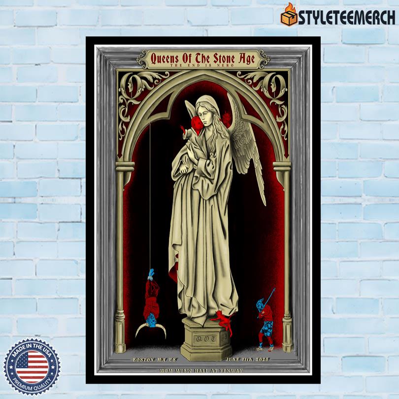 Queens Of The Stone Age Boston MA Concert Poster June 11 2025 4 Queens Of The Stone Age Boston MA Concert Poster June 11 2025