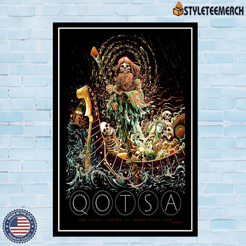 Queens Of The Stone Age Event Madison, WI June 20 2025 Poster Print 4 Queens Of The Stone Age Event Madison, WI June 20 2025 Poster Print