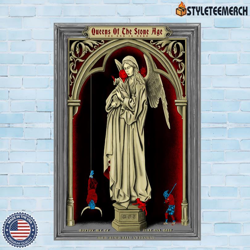 Queens Of The Stone Age On June 11 2025 In Boston MA Poster 4 Queens Of The Stone Age On June 11 2025 In Boston MA Poster