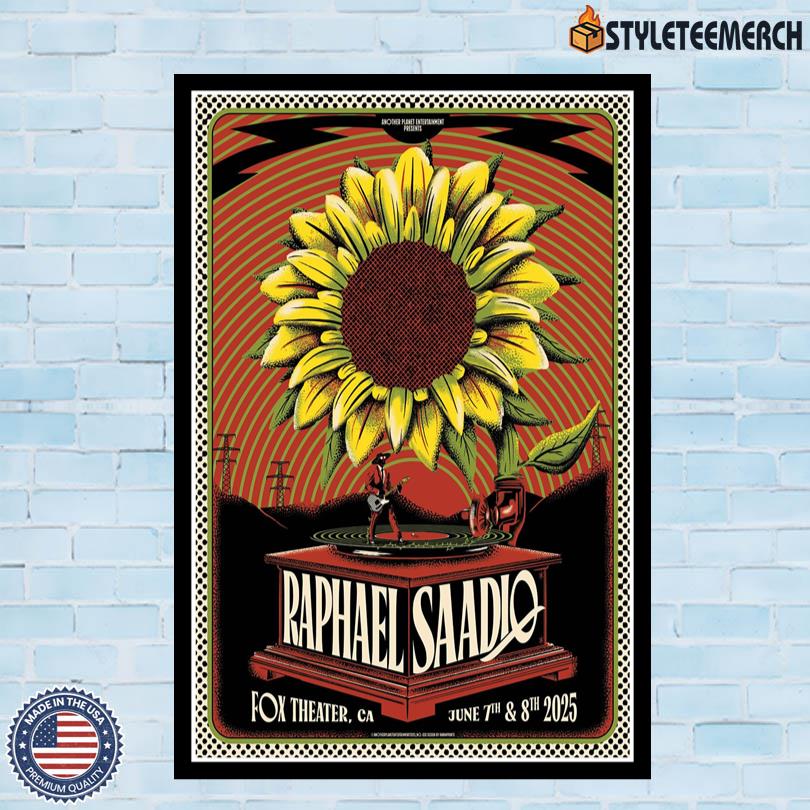 Raphael Saadiq Fox Theater Oakland June 2025 Concert Poster 4 Raphael Saadiq Fox Theater Oakland June 2025 Concert Poster