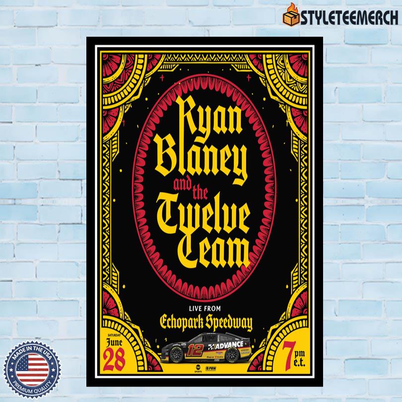 Ryan Blaney NASCAR June 28 2025 Poster 4 Ryan Blaney NASCAR June 28 2025 Poster