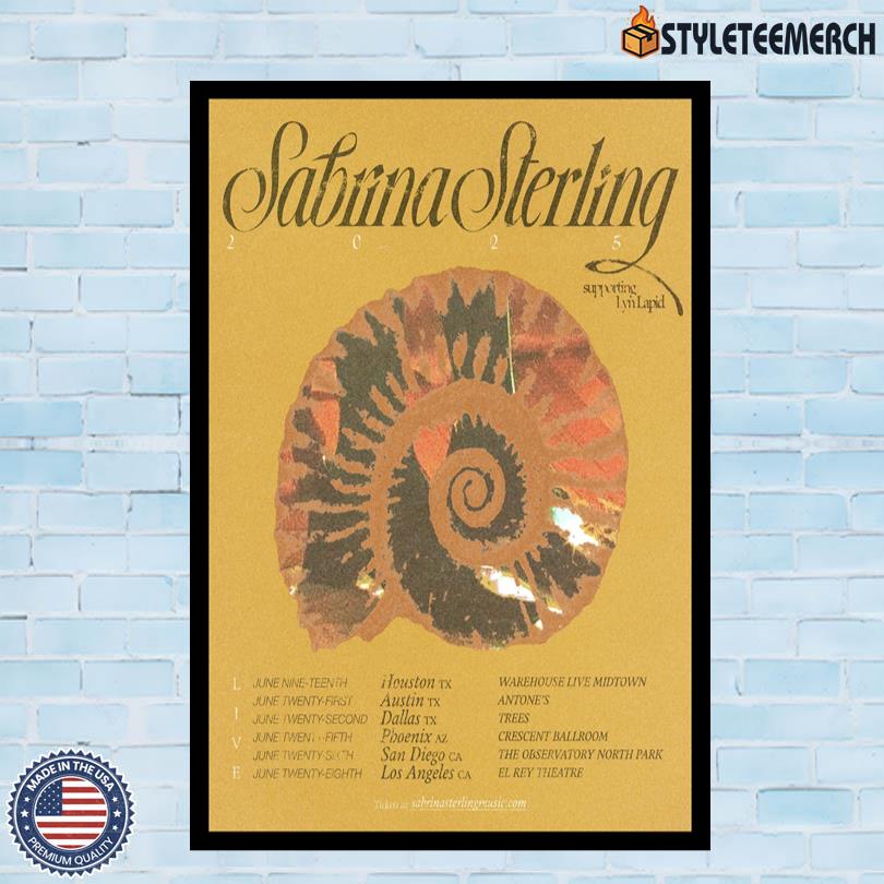 Sabrina Sterling June Shows 2025 Poster