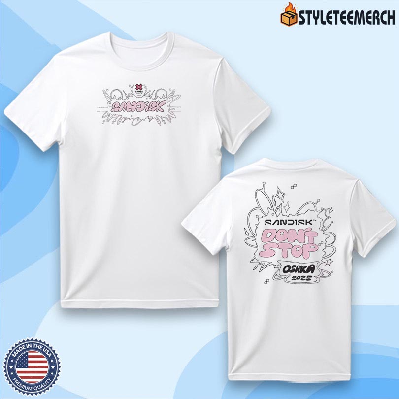 Sandisk x X Games Osaka 2025 New T-Shirt 4 Sandisk x X Games Osaka 2025 New T-Shirt