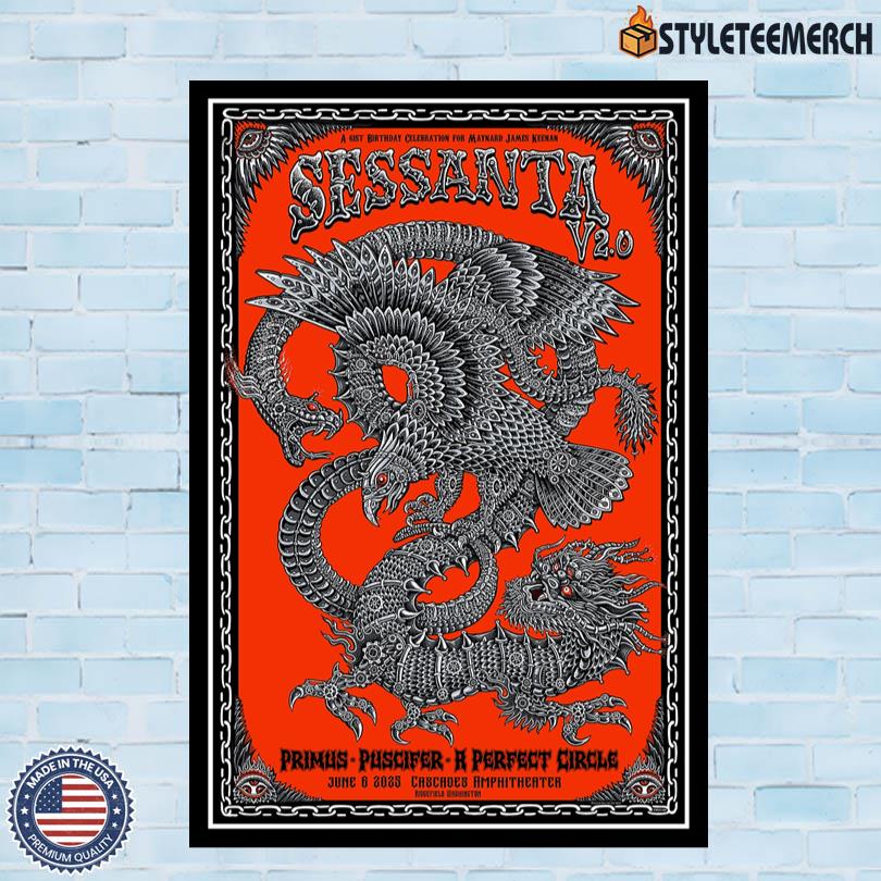 Sessanta Primus Puscifer A Perfect Circle Jun 6 2025 Cascades Amphitheater Ridgefield WA Poster 4 Sessanta Primus Puscifer A Perfect Circle Jun 6 2025 Cascades Amphitheater Ridgefield WA Poster