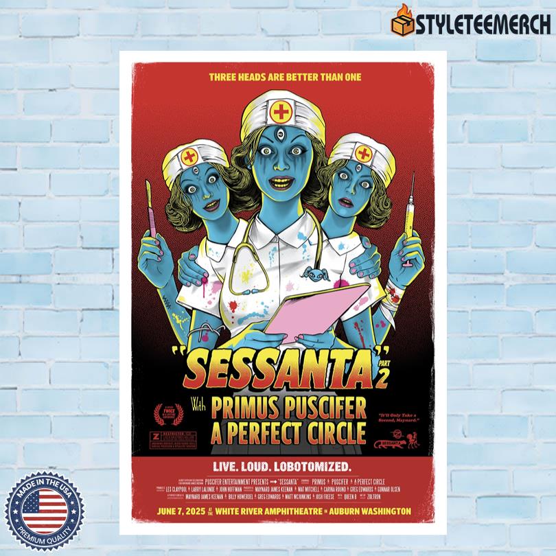 Sessanta V20 Jun 7 2025 White River Amphitheatre Auburn WA Poster 4 Sessanta V20 Jun 7 2025 White River Amphitheatre Auburn WA Poster