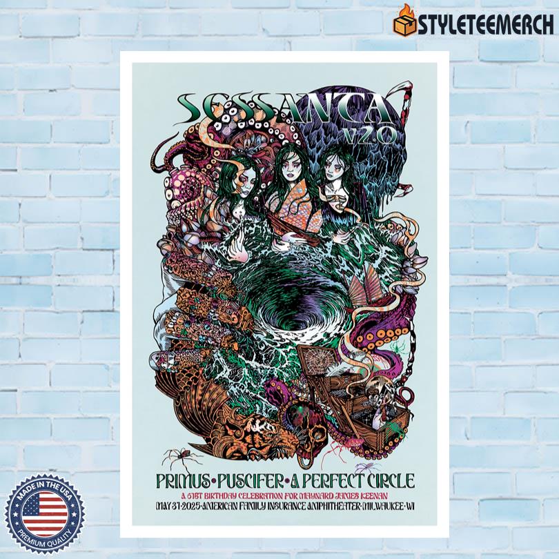 Sessanta V2.0 Primus Puscifer A Perfect Circle May 31 2025 Milwaukee, WI Poster 4 Sessanta V2.0 Primus Puscifer A Perfect Circle May 31 2025 Milwaukee, WI Poster