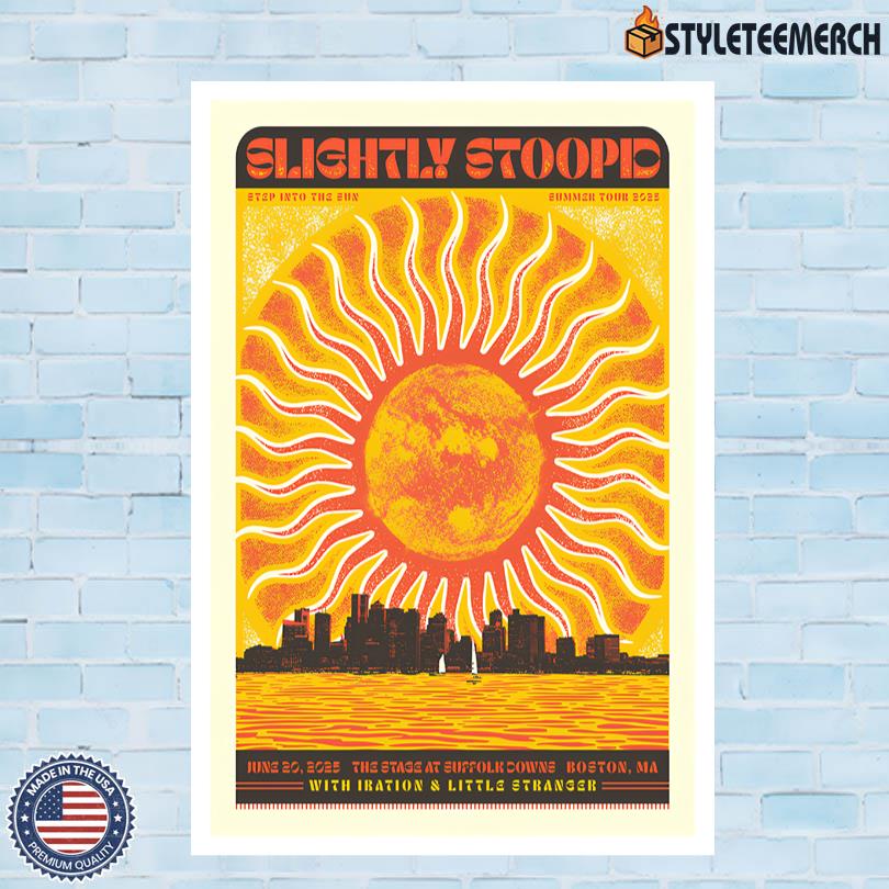 Slightly Stoopid Boston, MA Suffolk Downs June 20 2025 Poster Artwork 4 Slightly Stoopid Boston, MA Suffolk Downs June 20 2025 Poster Artwork