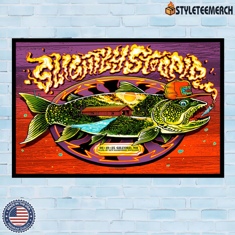 Slightly Stoopid Concert At Bank Of New Hampshire Pavilion Gilford June 19 2025 Poster 4 Slightly Stoopid Concert At Bank Of New Hampshire Pavilion Gilford June 19 2025 Poster