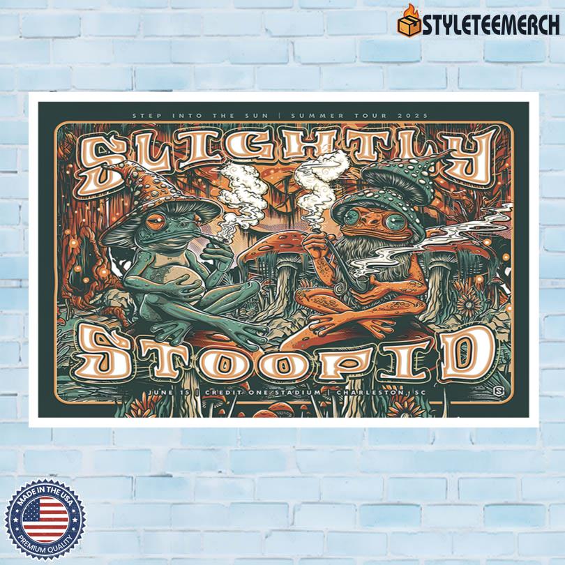 Slightly Stoopid Credit One Stadium 2025 Tour Poster 10 Slightly Stoopid Credit One Stadium 2025 Tour Poster