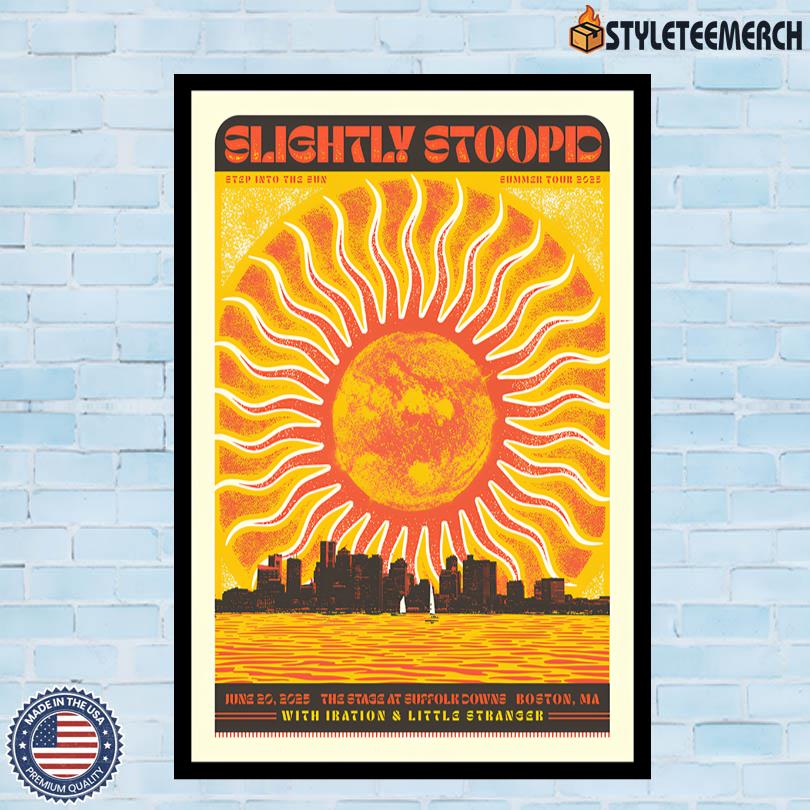 Slightly Stoopid Event Boston, MA June 20 2025 Poster Print 4 Slightly Stoopid Event Boston, MA June 20 2025 Poster Print