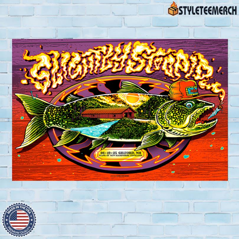 Slightly Stoopid Event Gilford, NH June 19 2025 Merch Poster 4 Slightly Stoopid Event Gilford, NH June 19 2025 Merch Poster