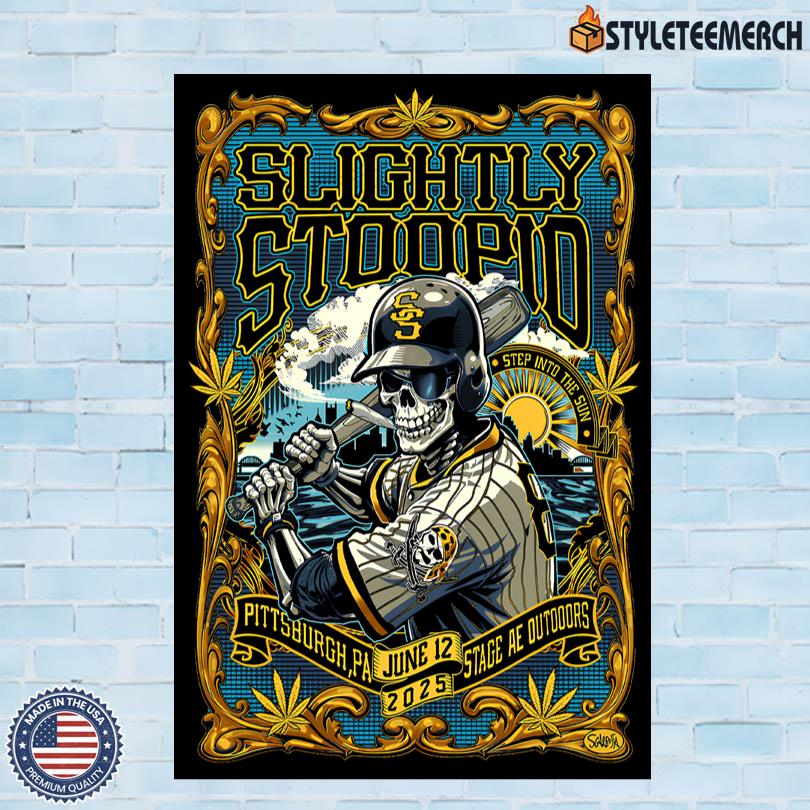 Slightly Stoopid Stage AE Outdoors Pittsburgh Show Poster 2025 4 Slightly Stoopid Stage AE Outdoors Pittsburgh Show Poster 2025