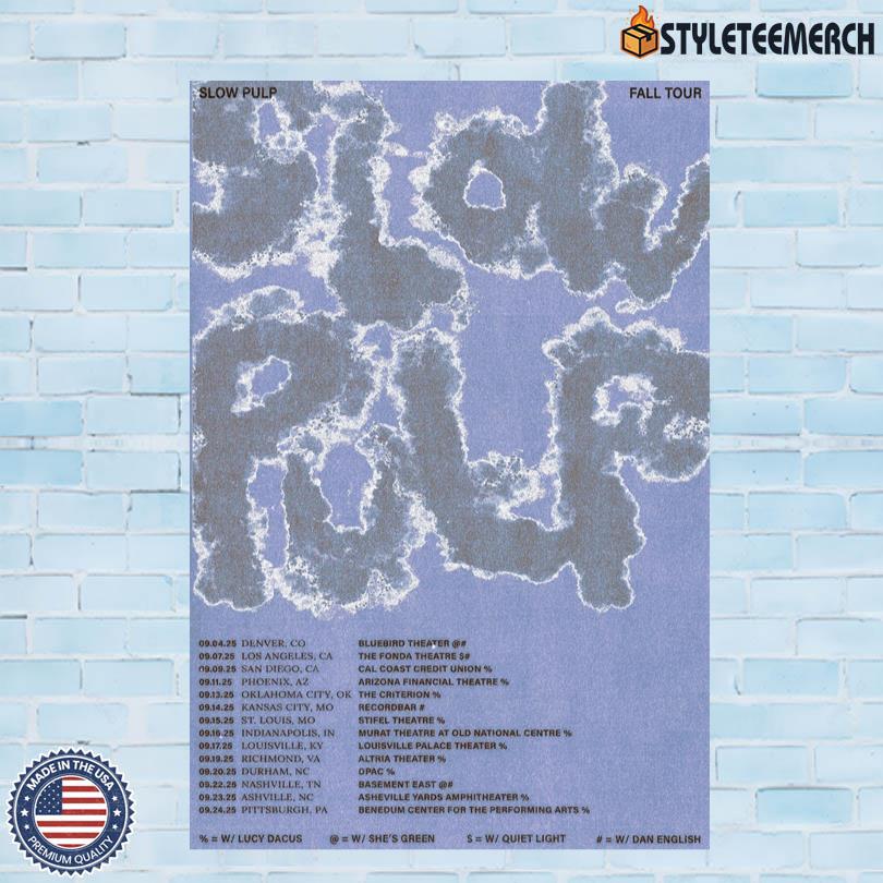 Slow Pulp Poster Fall Tour 2025 4 Slow Pulp Poster Fall Tour 2025