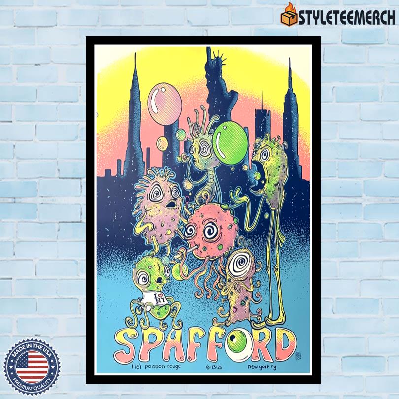 Spafford At Le Poisson Rouge On June 13 2025 Show Poster 4 Spafford At Le Poisson Rouge On June 13 2025 Show Poster