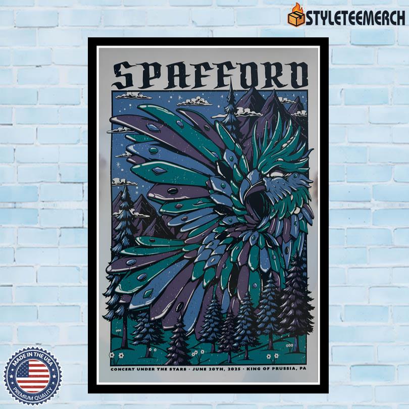 Spafford Concert At Concert Under The Stars King Of Prussia, PA June 20 2025 Poster 4 Spafford Concert At Concert Under The Stars King Of Prussia, PA June 20 2025 Poster
