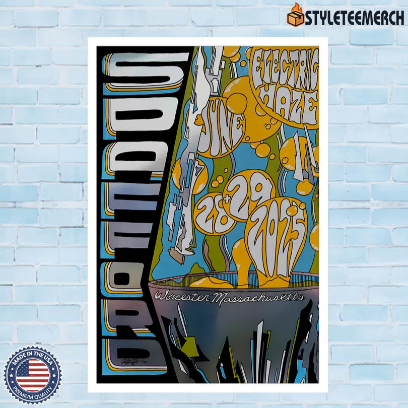 Spafford Poster June 28-29 2025 Worcester, MA Limited Edition 4 Spafford Poster June 28-29 2025 Worcester, MA Limited Edition