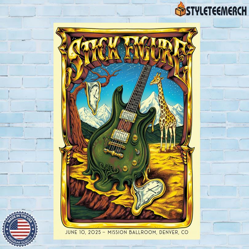 Stick Figure Denver Concert Poster June 10 2025 4 Stick Figure Denver Concert Poster June 10 2025