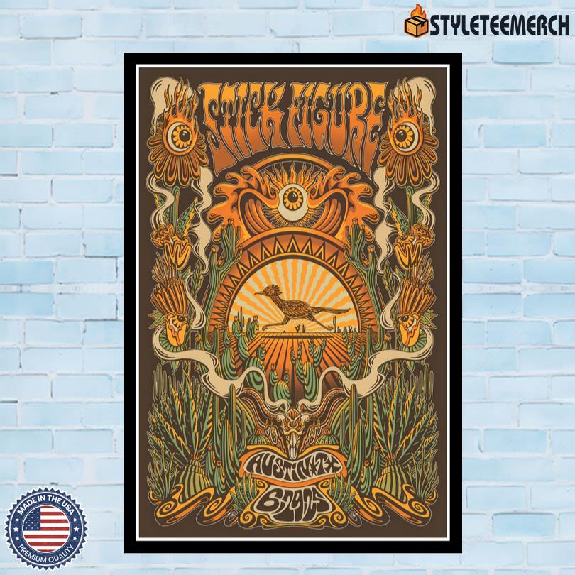 Stick Figure Poster June 29 2025 Austin, TX Limited Edition 3 Stick Figure Poster June 29 2025 Austin, TX Limited Edition