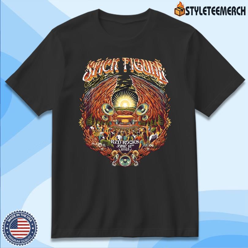 Stick Figure Red Rocks June 2025 Limited Edition T-Shirt 4 Stick Figure Red Rocks June 2025 Limited Edition T-Shirt