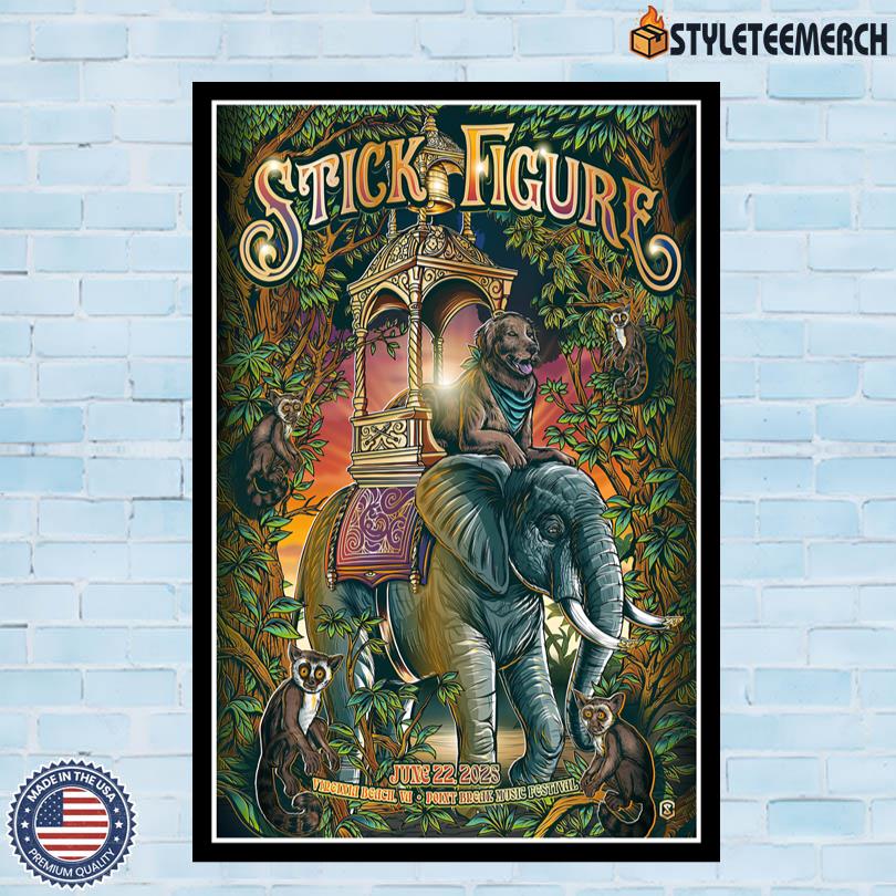 Stick Figure Virginia Beach VA Poster 4 Stick Figure Virginia Beach VA Poster