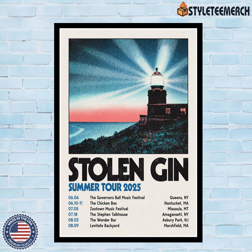 Stolen Gin Poster Summer 2025 Tour 4 Stolen Gin Poster Summer 2025 Tour